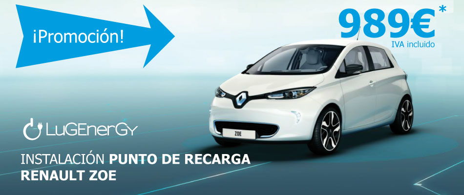 Instalación punto de recarga Renault ZOE