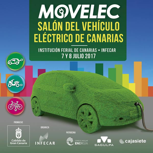 Cartel MOVELEC Salón del Vehículo Eléctrico de Canarias