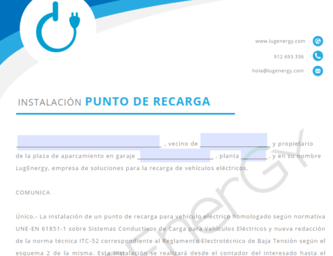 comuniación para instalación garajes propiedad horizontal