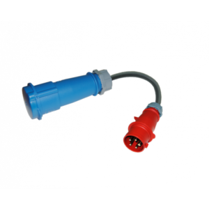 Adaptador 16A trifásico para 32A monofásico