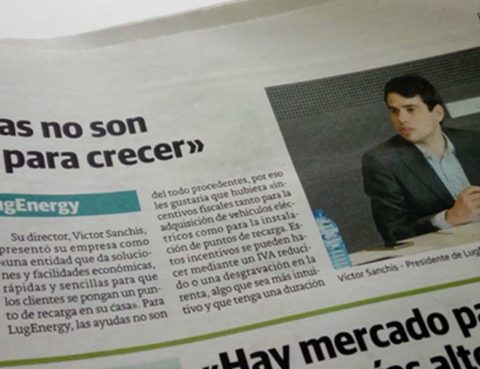 LugEnergy habla sobre ayudas a los vehículos eléctricos en Las Provincias