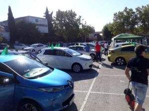 prueba de coches electricos