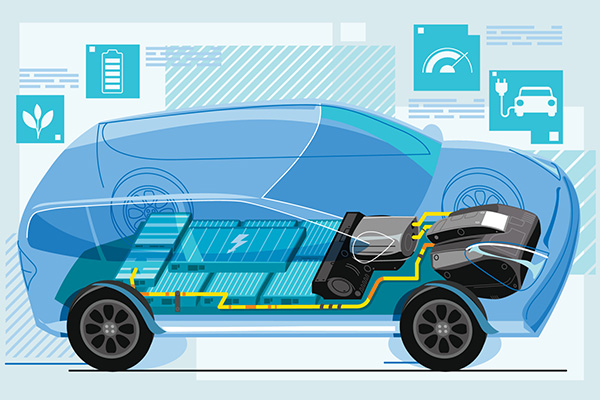 coche eléctrico baterías