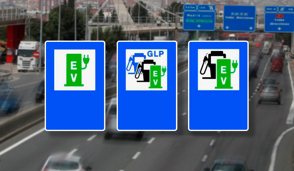 Nueva Señal de Tráfico DGT y su significado coche eléctrico