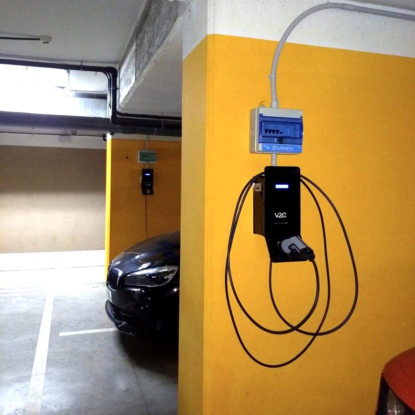 Instalación de Punto de Recarga en Garaje Comunitario